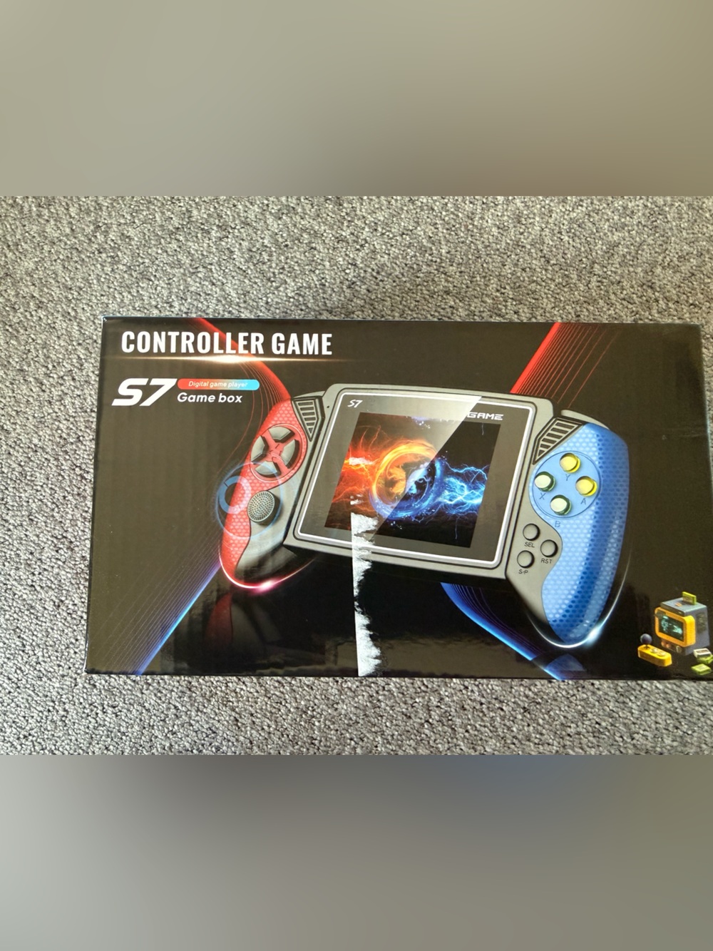 S7 Controller Game Handheld Console - Red & Blue